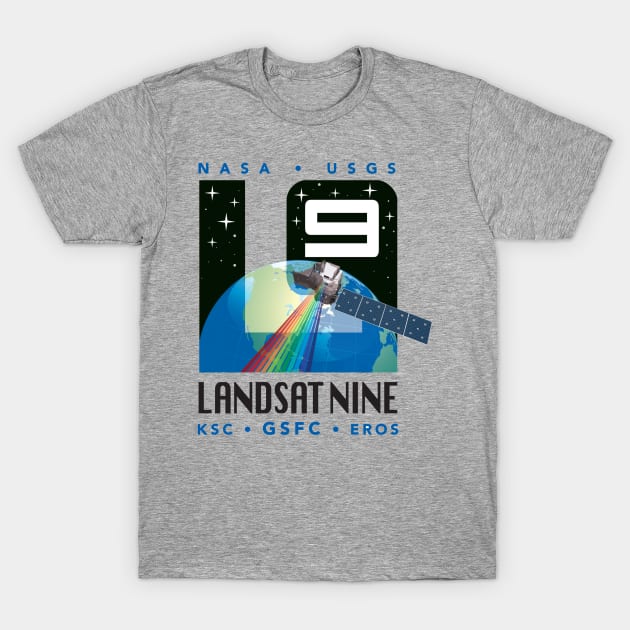 NASA Landsat 9 Logo T-Shirt by FaelynArt
